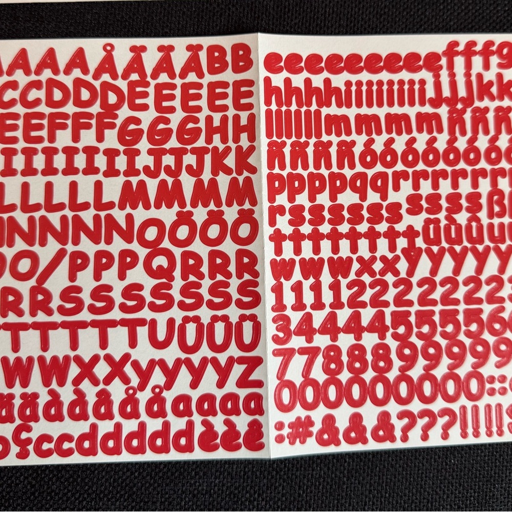 Creative Memories Mini ABC/123 Stickers Set Lot of 4 Scrapbooking - Picture 4 of 4